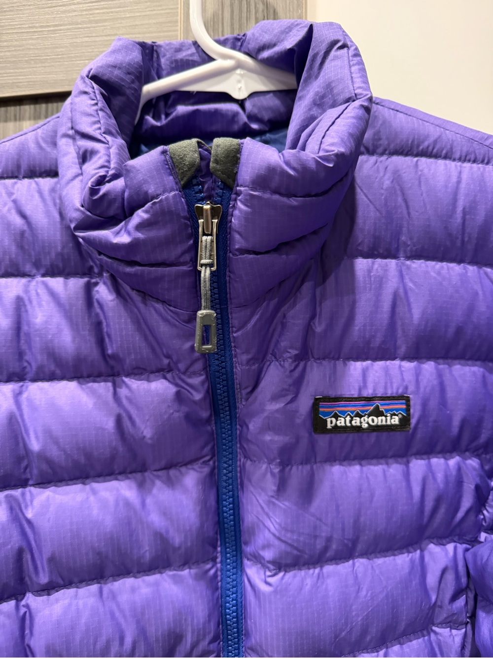 Patagonia Violet Quilted Down Jacket